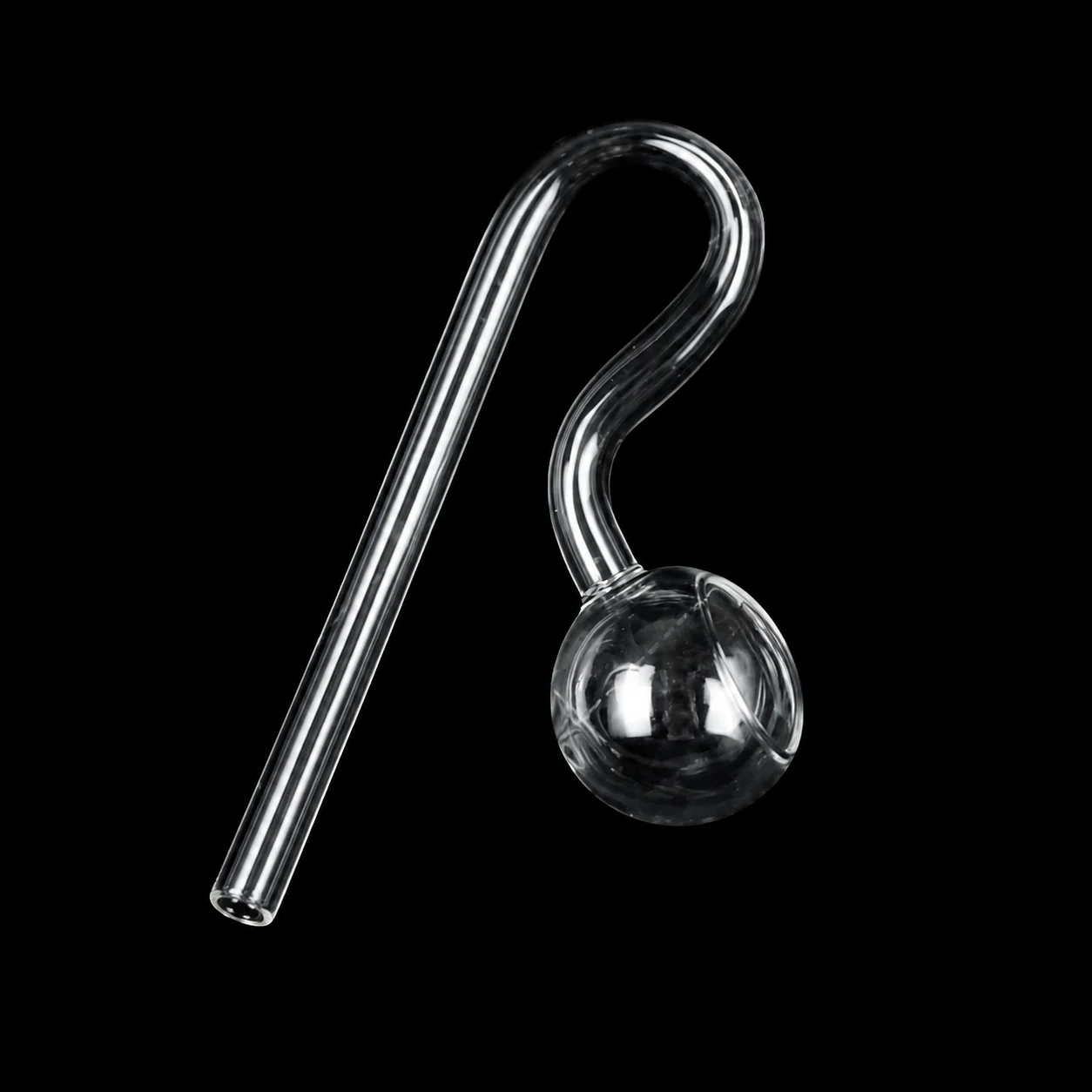 Aquarium Glass Lily Pipe Inflow Outflow Tube, Hand‑Blown Glass Inlet Outlet Water Pipe for Fish Tank Filter, 12/13/16/17mm Aquas