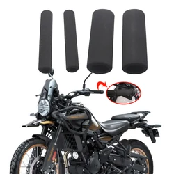 Himalayan Motorbike Anti Vibration Handle Bar Foam Comfort Slip Over Grips For Royal Enfield Himalaya450 HIMALAYAN 450 2016-2024