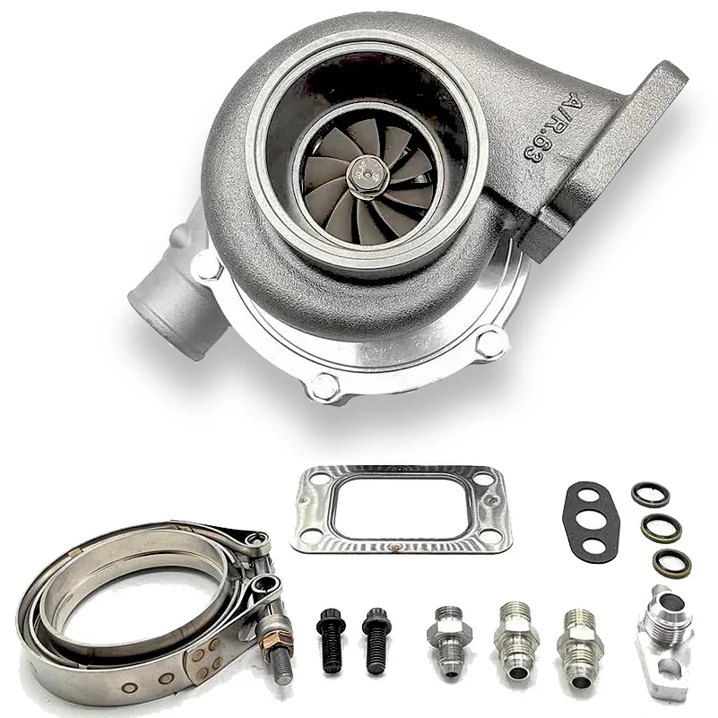 Turbo GT3076 Billet Compressor Wheel Turbo Up To 600HP With T3 Inlet 3