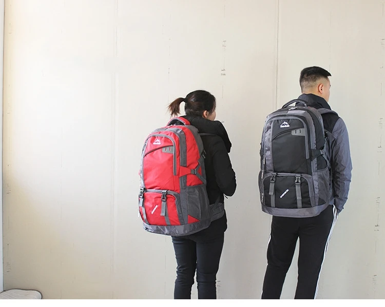 Outdoor 80L Large Capacity Waterproof Camping Hiking Backpack Men Women Trekking Climb Travel Luggage Bag Oxford Cloth Rucksack