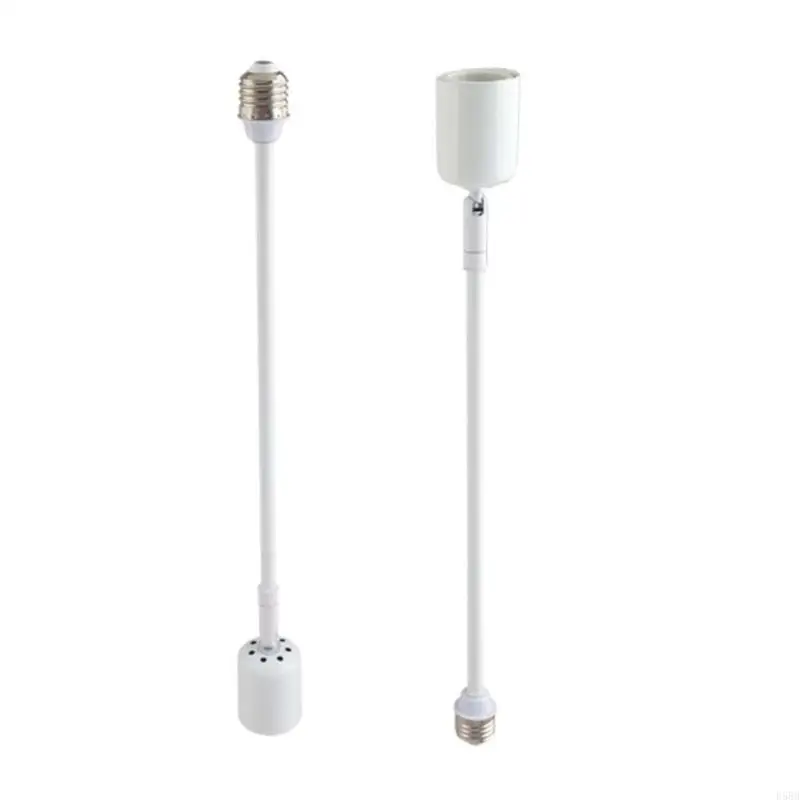 D5BB Adjustable E27 Ceramics Lamp Holder Extension Heat Resistant for LED/Incandescent Lights