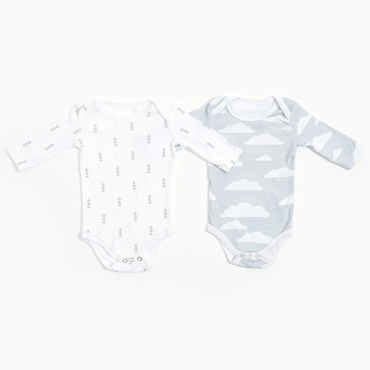 

Baby Boys Girls 2-pack Longsleeve Bodysuits One-piece 100% Cotton for Infant Baby , Unisex