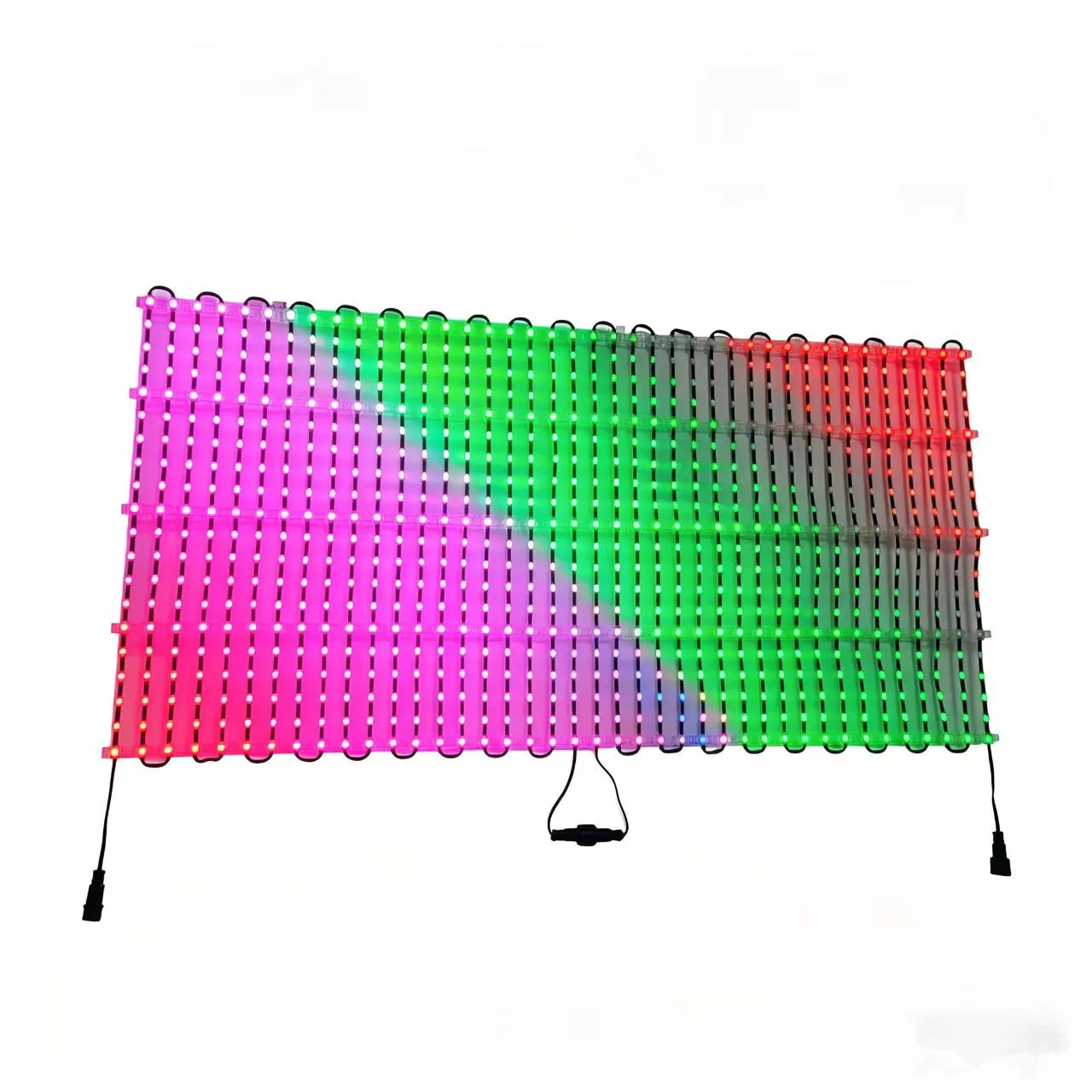 Addressable RGB Smart LED Pebble/Seed Flexible Matrix Grid Screen Lights DC12V P67 DIY Pattern Available