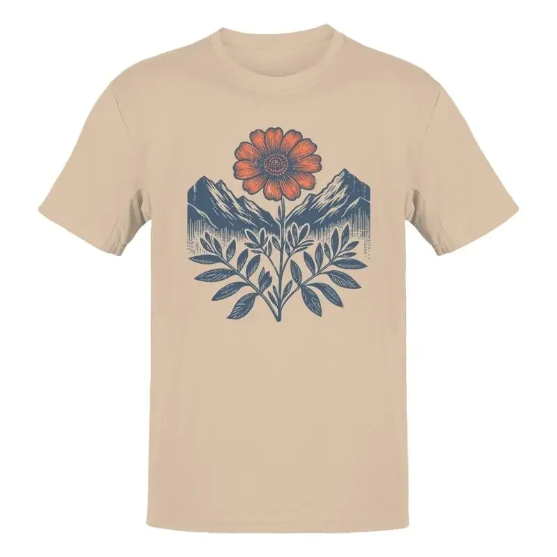 Planet Mountain Blossom Harmony Men's T shirt