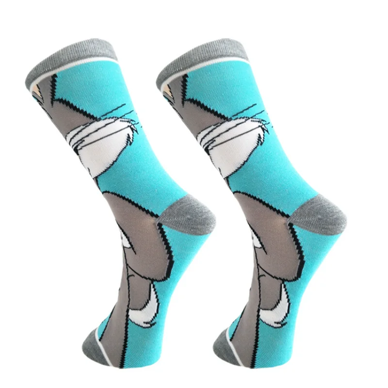 Hot sale Funny Anime Cartoon Animal Socks Rabbit Duck Cat Fashion Personality Novelty Men and women Comfort Breathable Sock