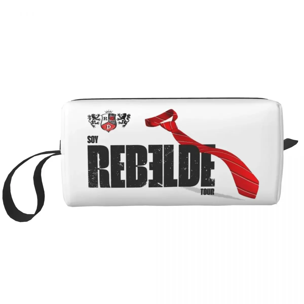 

Soy Rebelde Tour Logo RBD Makeup Bag Pouch Waterproof Cosmetic Bag Travel Toiletry Bag Organizer Storage Purse Large Capacity