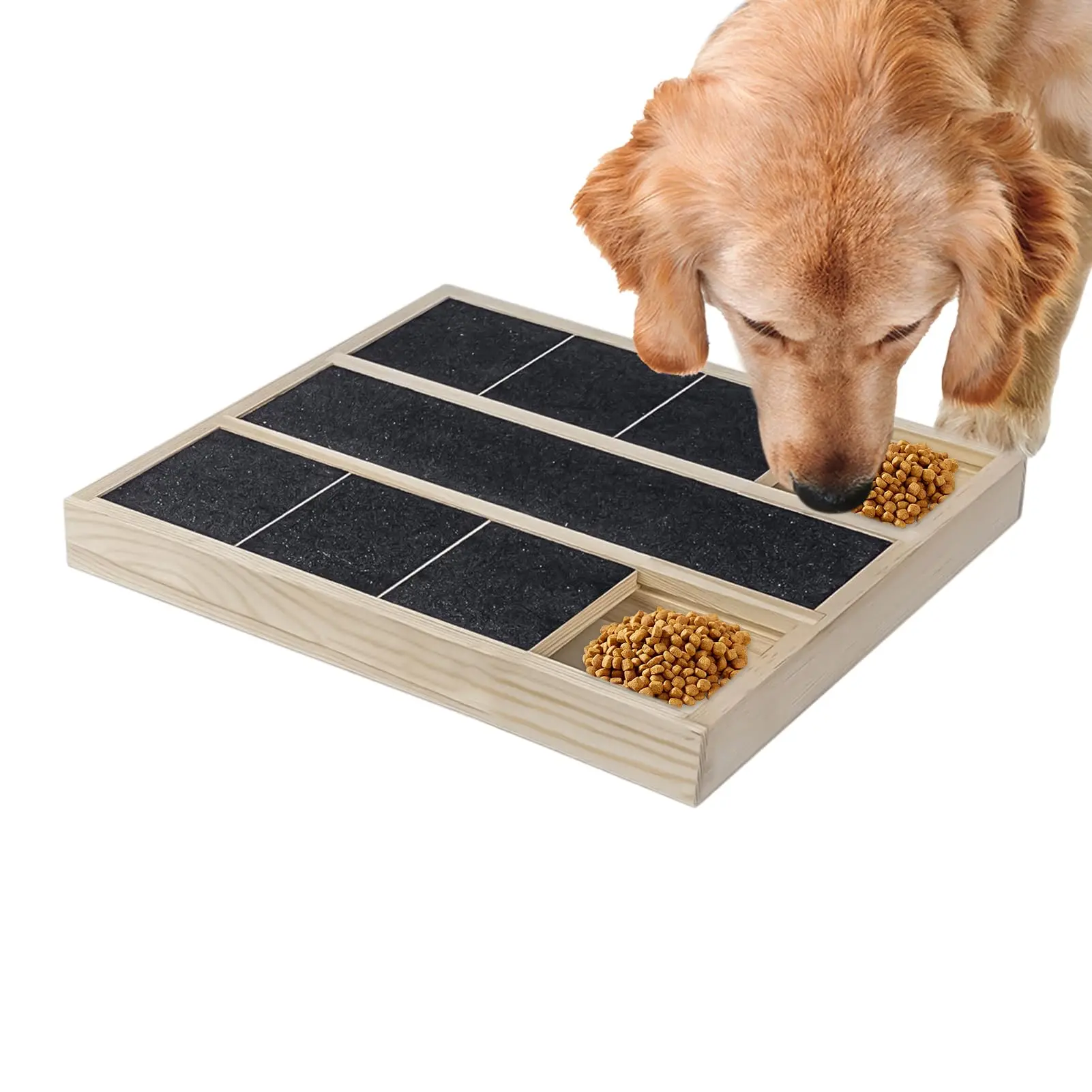 Luxury XL Dog Nail Scratch Board Kratzbaum Scratching Post Pad with Treat Box for Large Dogs Nail Filing