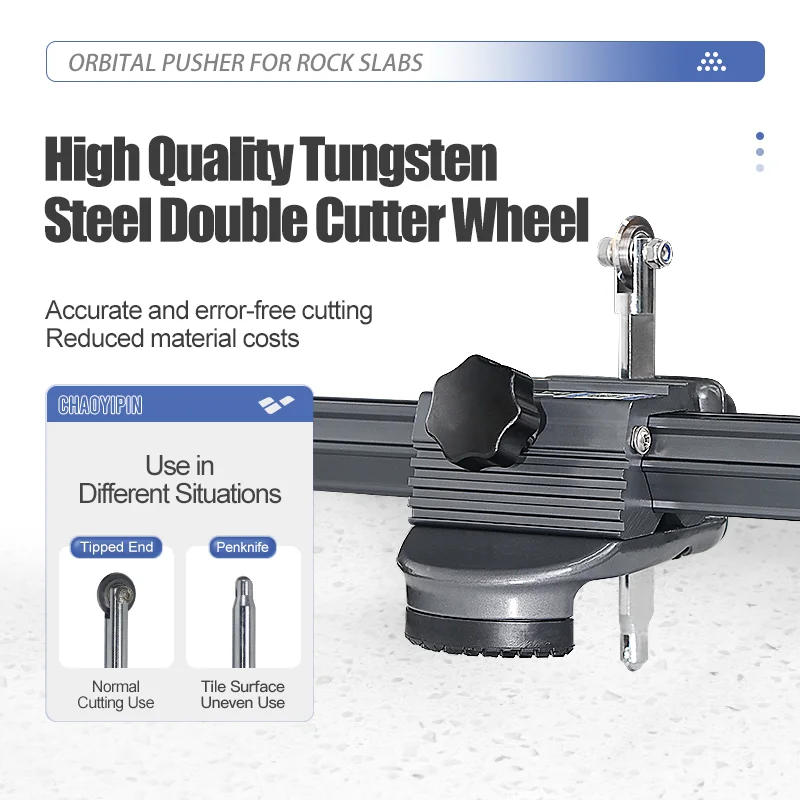 Multifunctional New Track T-type Push Knife Manual High-precision Floor Tile Tile Cutting Machine Rock Plate Knife