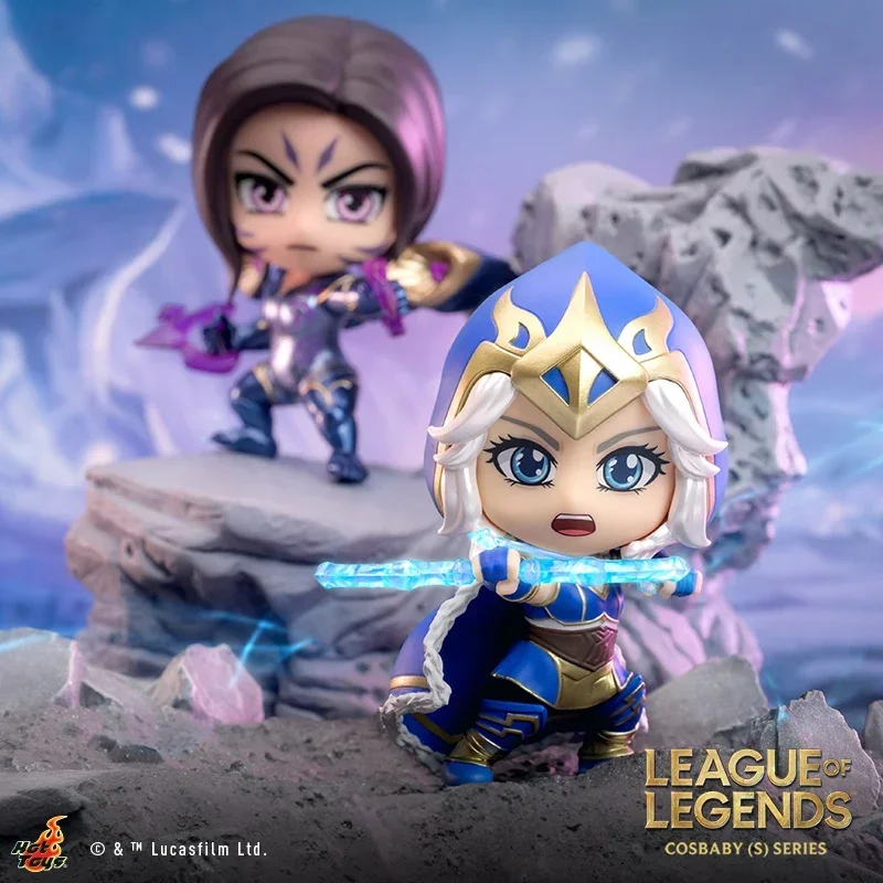 

New League Of Legends Ehikasha Q Edition Hand Action Figure Model Ice Archer Daughter Of The Void Mini Collection Doll Toys Gift