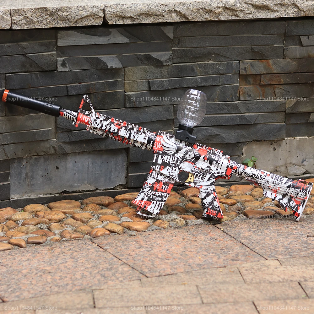 M416 Electric Blaster Gun Set High Precision Shooting Toy Perfect Outdoor Toy Gift For Children's And Adults (Bullets Excluded)
