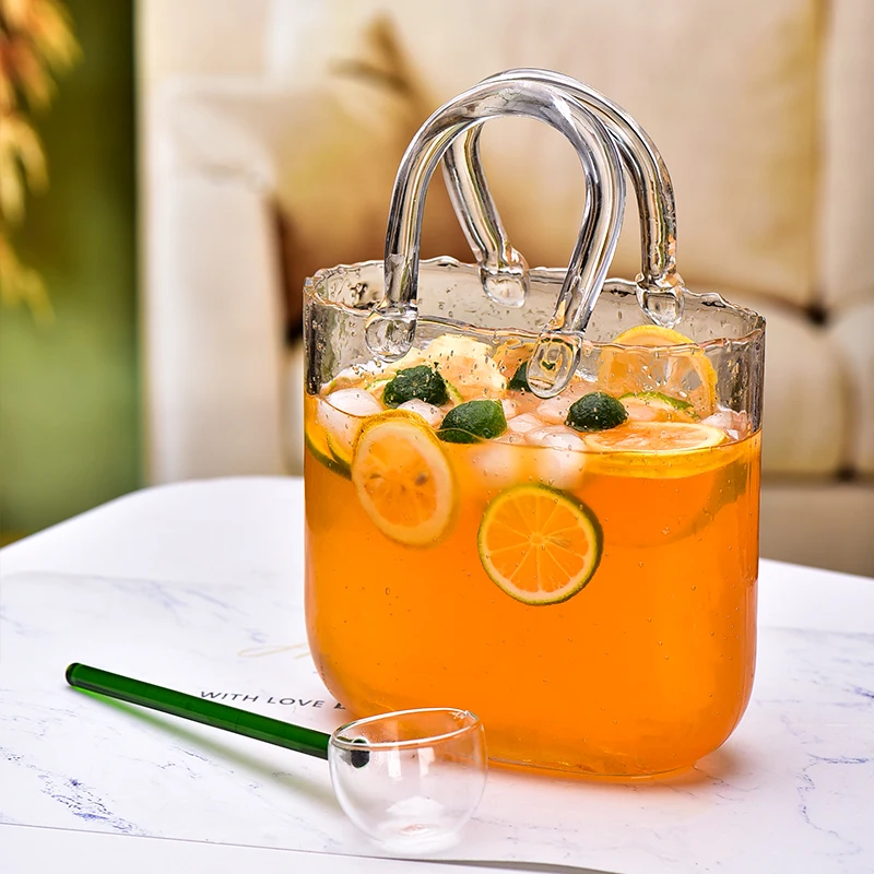 Borsa in vetro portatile creativa