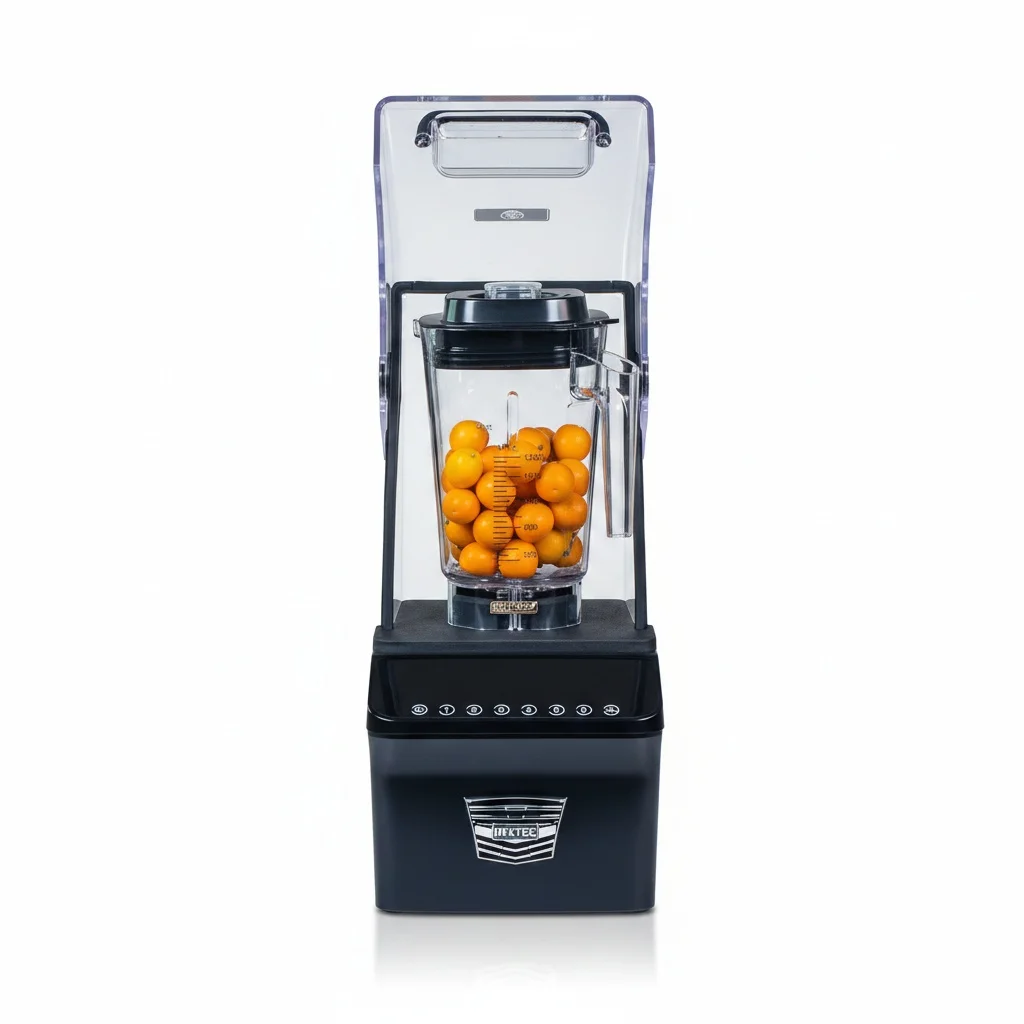 

High Speed Blender, Commercial Stainless Steel Quiet Food Mixer with Soundproof Enclosure, Heavy Duty Smoothie Maker