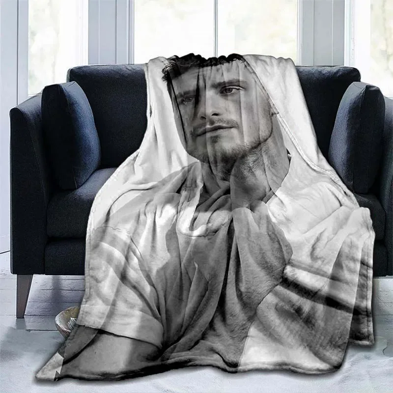 Josh Hutcherson Poster Printed Flannel Blanket for Bed Bedroom Living Room Warm Throw Blanket Travel, Picnic Blanket Fan Gift