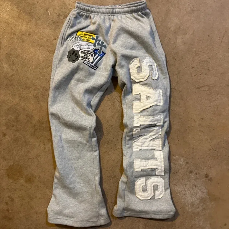 سراويل رياضية غير رسمية جديدة مطبوعة برسوم كارتونية ثلاثية الأبعاد قابلة للتنفس وعصرية على الطراز الأوروبي والأمريكي للبالغين والأطفال