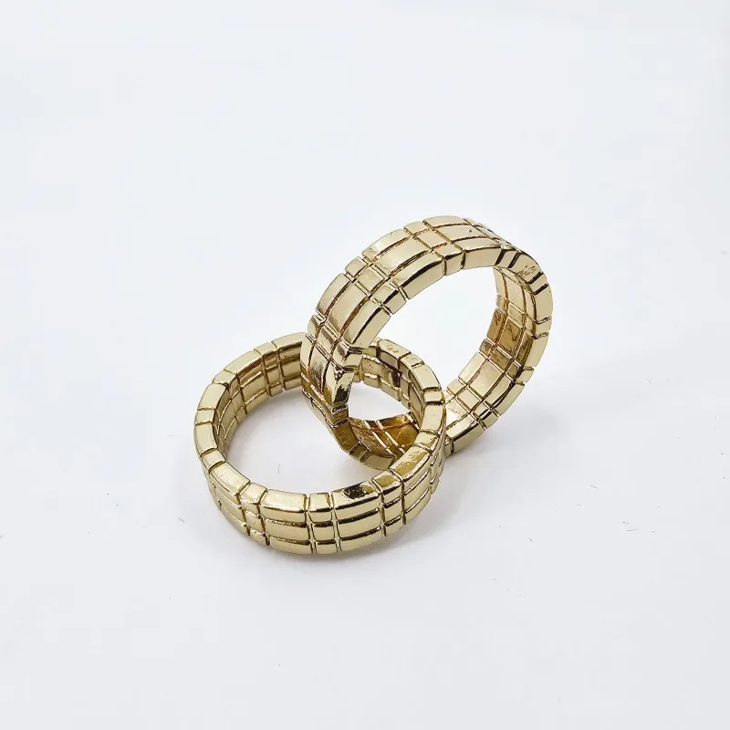 Himber Ring Gold Color Linking Ring Magie Close Up Street Gimmick Props Magic Tricks Comedy Easy To Do Magician Illusions Funny