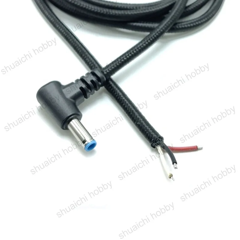 Cabo de dados de soldagem de 3 núcleos, 1.1m/1.3m, dc 4.5x3.0mm, conector de fonte de alimentação, pino interno para adaptador de laptop hp, cabo de carregador, 1 peça