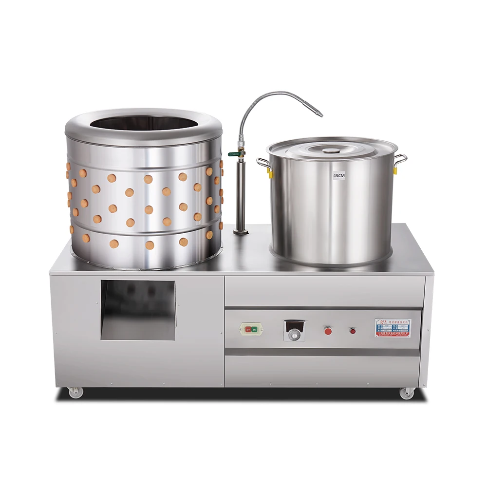 2025อุปกรณ์ถอนขนไก่เครื่องถอนหม้อต้มไก่อัตโนมัติ