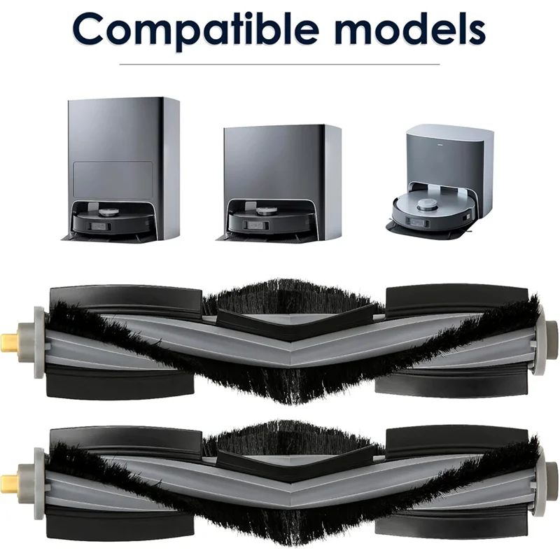 Brosse à rouleau WHYY-4PCS pour ECOVACS DEEBOT X1/X1 Omni/X1 Turbo/X1 PRO Omni/T10/T10 Omni/T10 Plus/T20/T20 Omni, pièces pour aspirateur