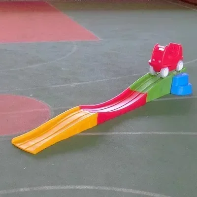 Three-section sliding lane rail car slide Trolley sliding sled slide slide