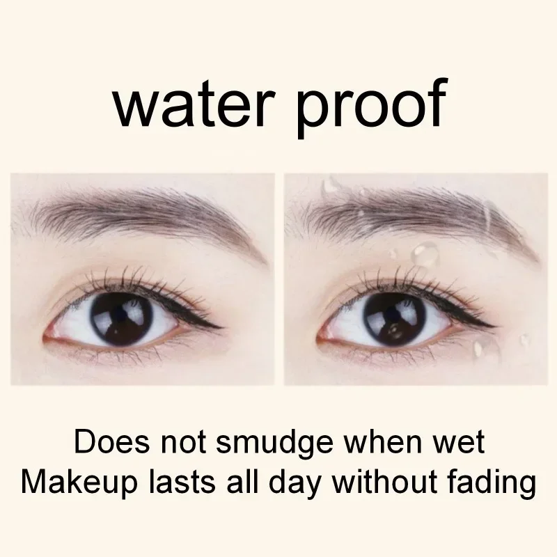 1 lápiz de cejas resistente al sudor y al agua: no es fácil de decolorar, fácil de aplicar, cejas naturales y salvajes para un aspecto natural y audaz