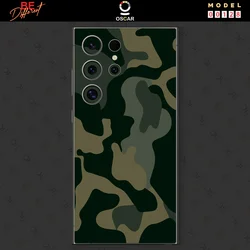 Camouflag Decal  Skin for Samsung Galaxy S26 S24 S23 S25 Ultra S21 S20 Note20ultra Back Screen Protector Cover Wrap Sticker