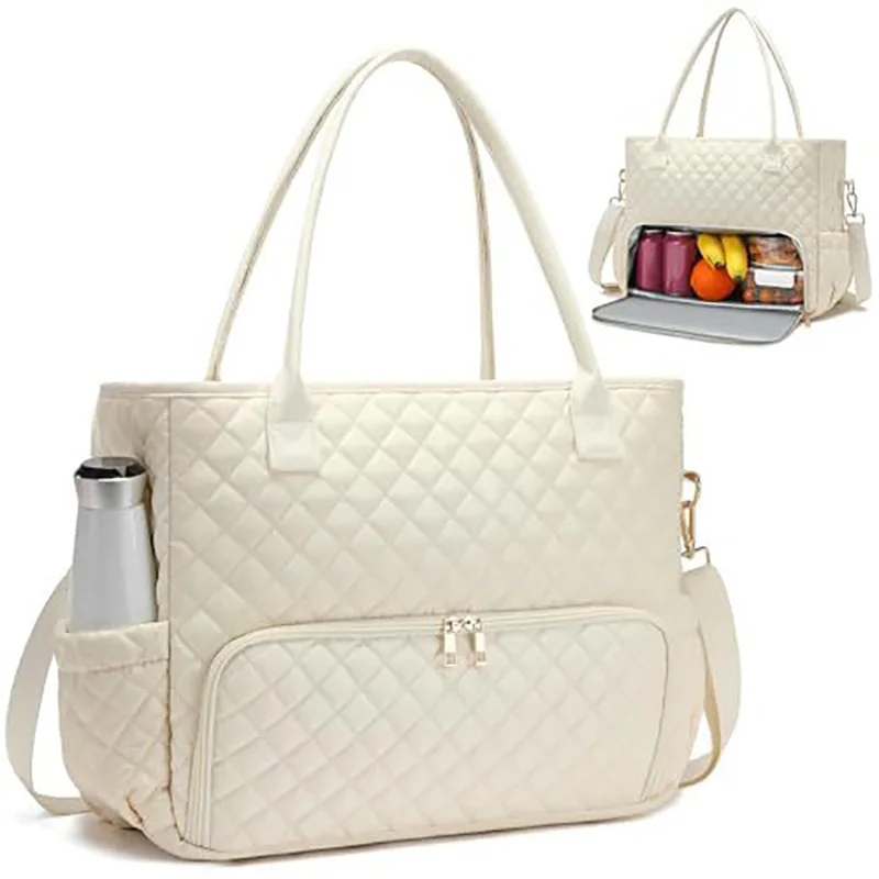 

Сумка для еды 2-в-1, многофункциональная сумка, сумка для обеда, комбинированная сумка, женская сумка через плечо для компьютера