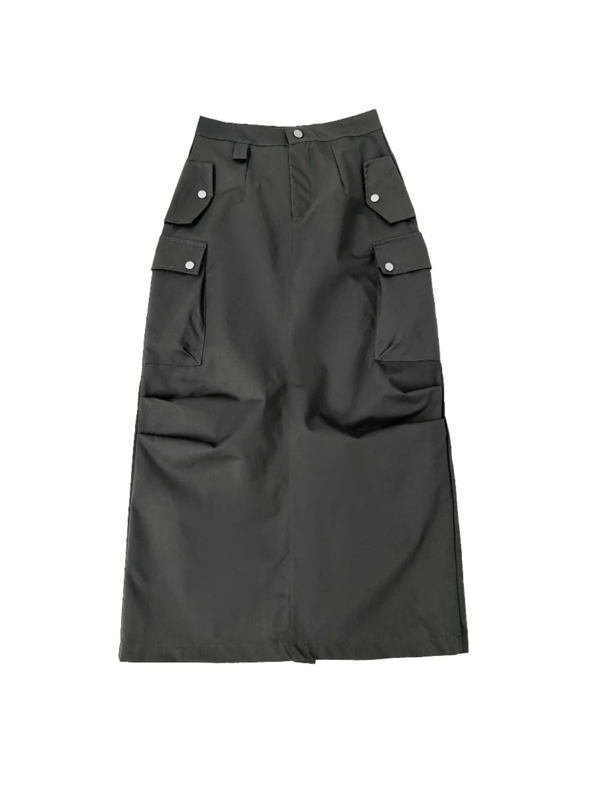 Primavera tamanho grande ey workwear saia longa linha A bainha midi pêra ape plus size American Bella Sle cintura alta vintage feminino...