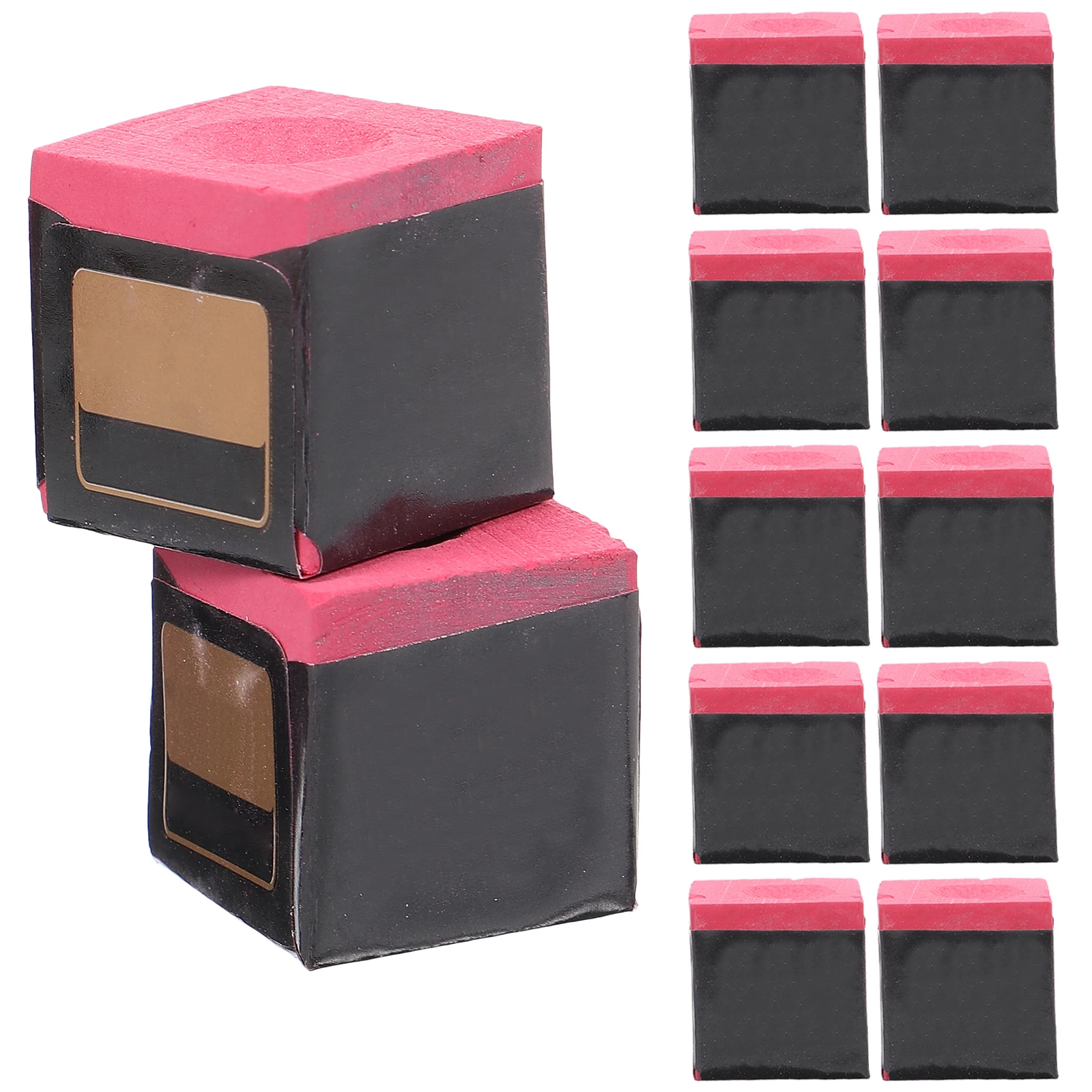

24 pcs Pool Chalk Cubes Billiard Accessories Chocolate Design Training Prevent Skidding Improve Hit Rate Pool Table Cue
