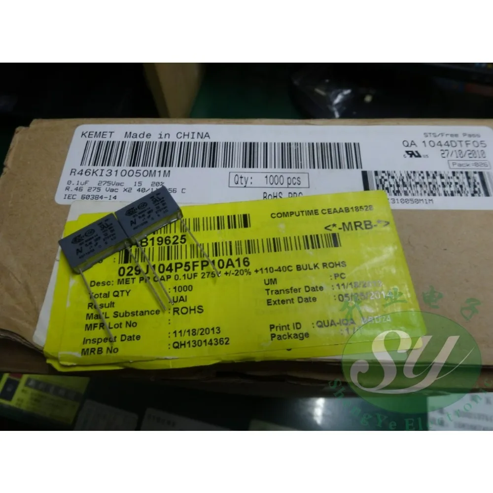 

20PCS AV R46 0.1uf/275VAC 100nf u1 104 new 15mm film capacitor