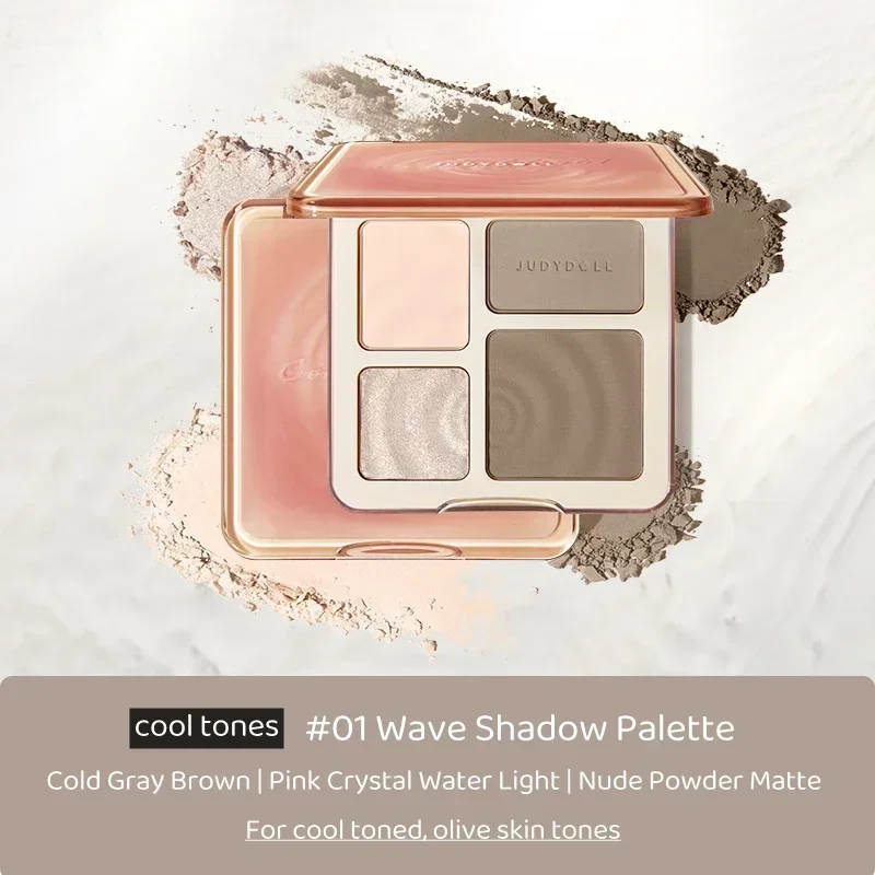 Judydoll Highlighter Contour Bronzer Palette Makeup Original Chinese Cosmetics Natural Color Rendering Long-lasting Waterproof