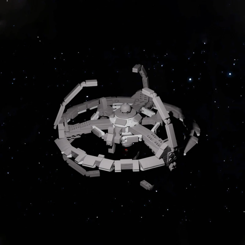 Star Movie Series Deep Space Negen Ruimtestation Monteren MOC Bouwstenen DIY Model Bricks Collector Sets Speelgoedgeschenken