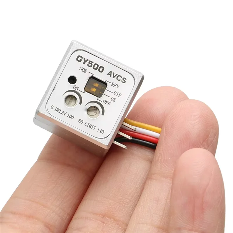 【SLEEK DESIGN】Gyro For RC Helicopter Model Car Direction Control Single-Axis Lock Head Gyroscope GY500 Heading-Lock