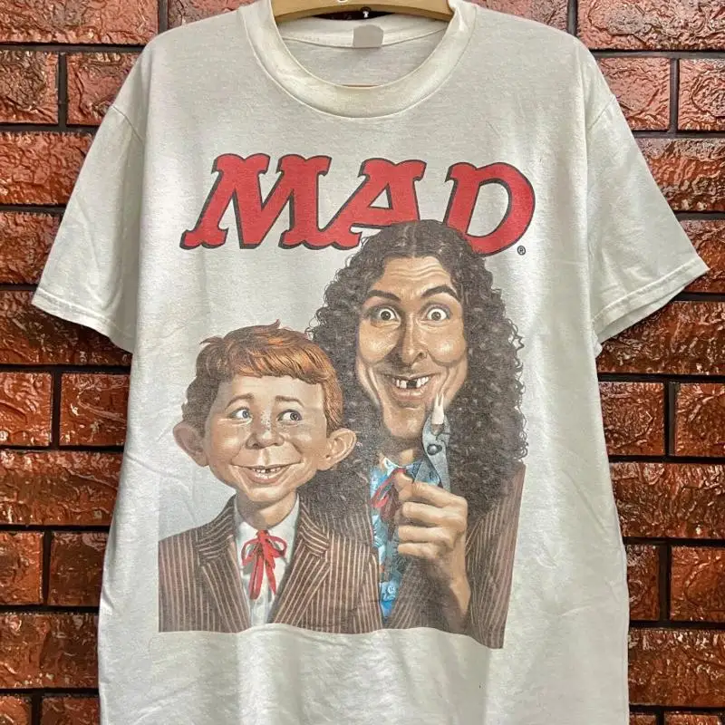 Vintage Mad Magazine American Satire Comedy Punk T shirt size S 5XL