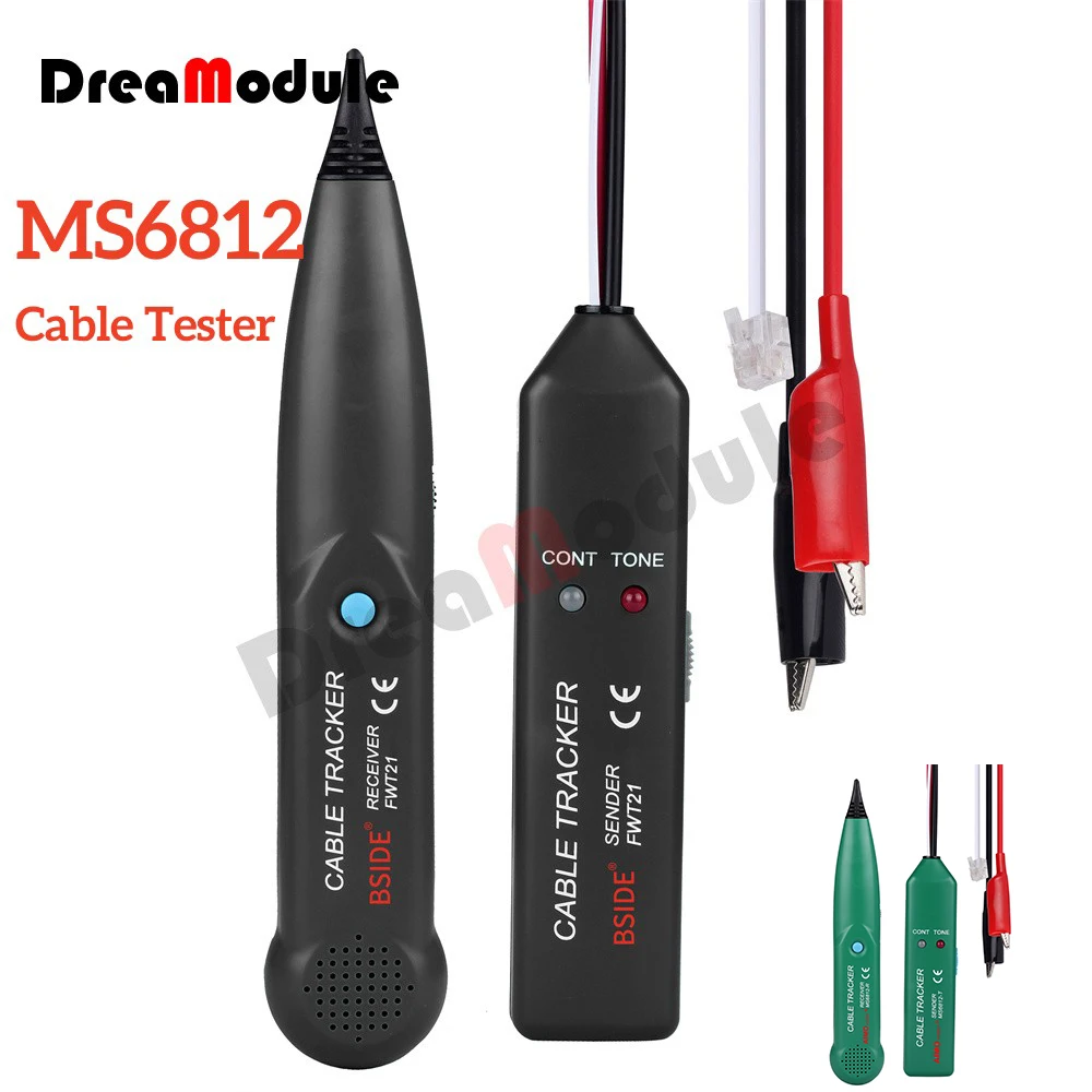 

Cable Tracker Tester 1.5kHZ Network Telephone line Detector wire finder wiring Wires Trace breakpoint location test MS6812