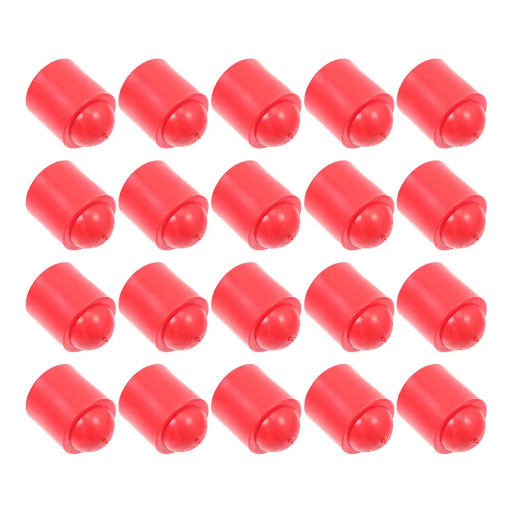 

25Pcs Billiard Cues End Covers Protective Rubber Shockproof Pool Cue Bottom Protectors Snooker Accessories Billiard Supply