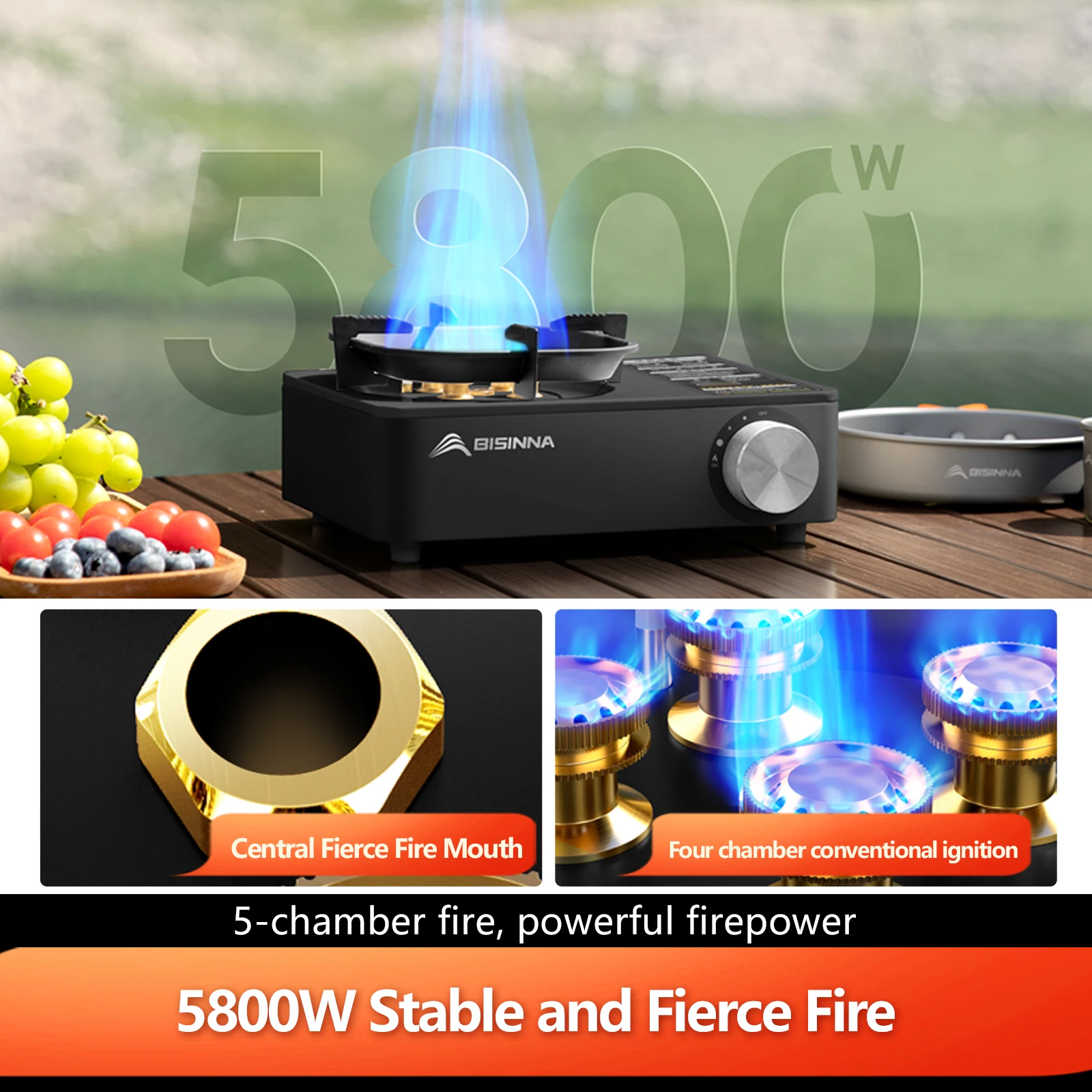 5800W Camping Gas Stove 3