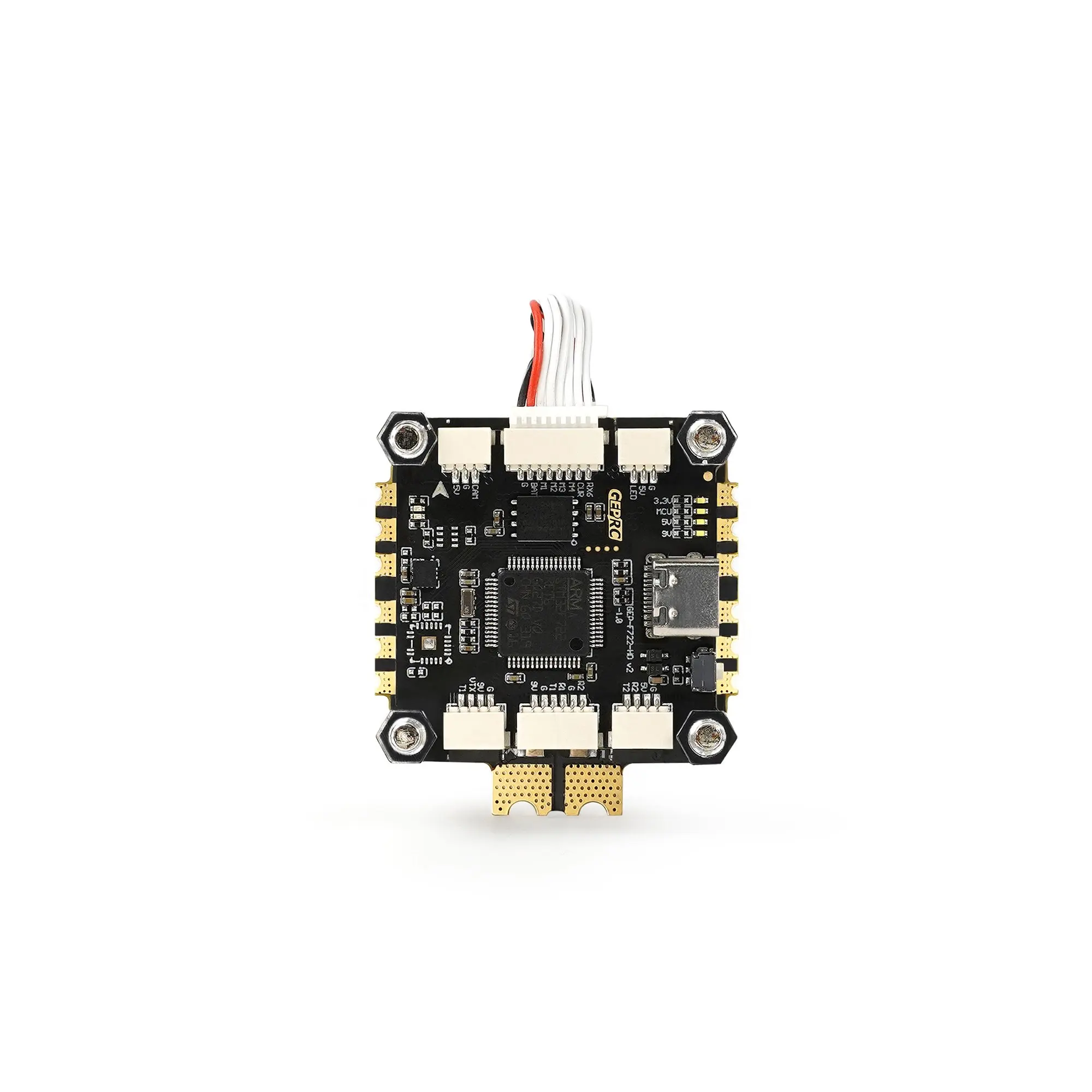 Complete GEPRC TAKER F722 BLS 50A STACK Kit, Dual Independent BEC 9V2.5A+5V3A Type-C USB HD Digital FPV Stack