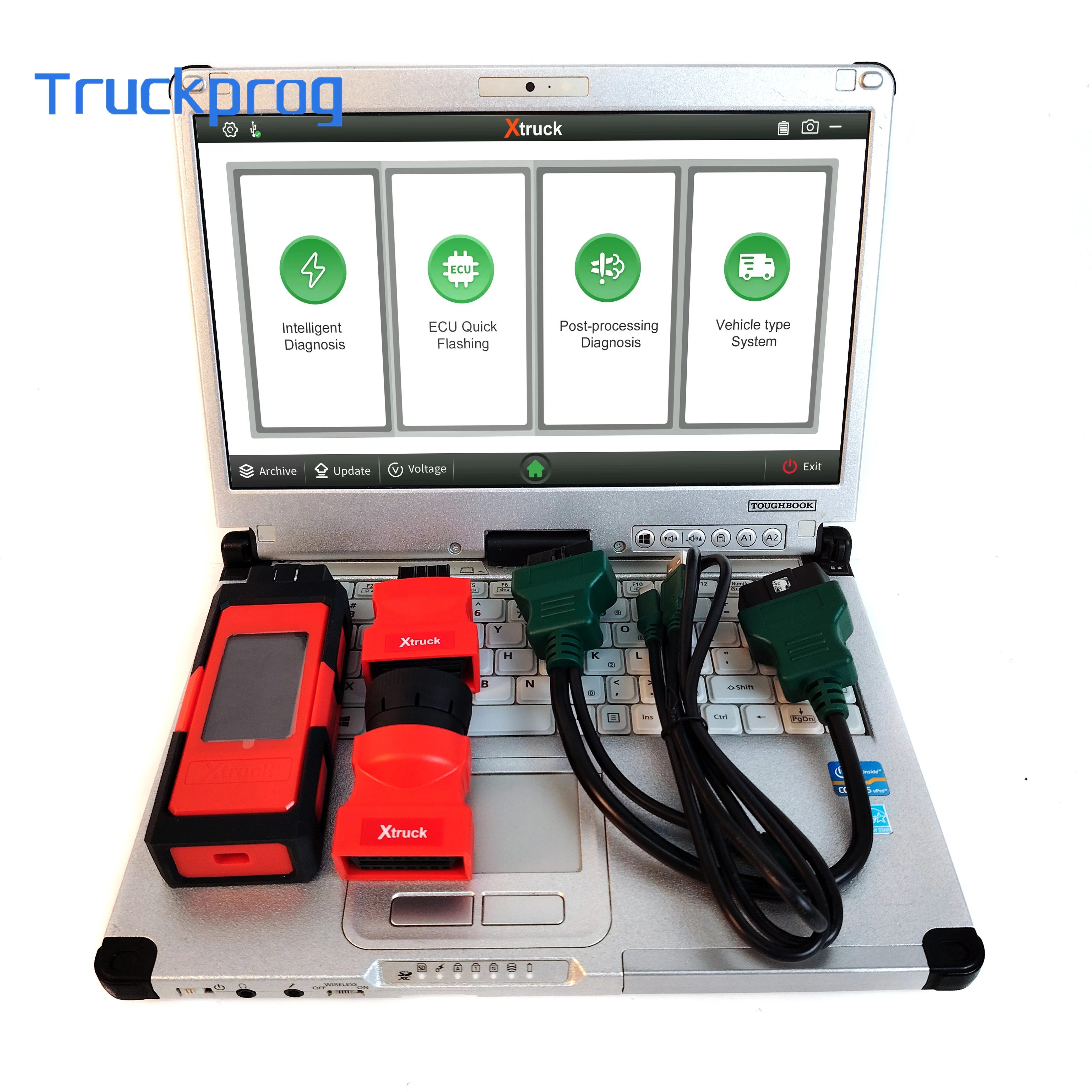 

X003 Plus C2 Laptop Forced Regeneration of DPF ECU Programming Truck Diagnostic Tool