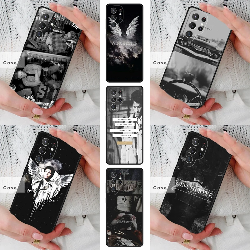 Castiel WINCHESTER Supernatural TPU Phone Case for Samsung Galaxy S26 S25 S24 S23 S22 S21 S20 Note10 Plus FE Ultra Cover