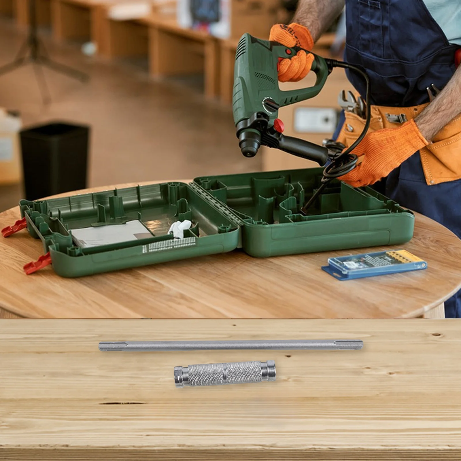 meche-de-perceuse-a-percussion-rotative-pour-une-utilisation-efficace-outils-electriques-a-large-application-rallonge-de-perceuse-a-percussion-structure-de-verrouillage-mecanique