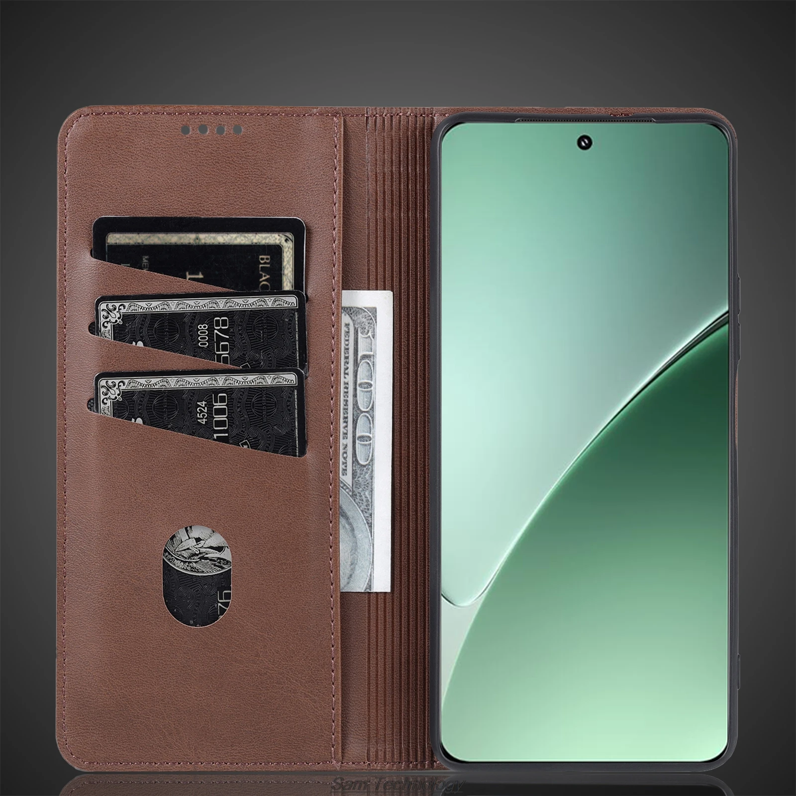 Deluxe Magnetic Adsorption Leather Fitted Case for Xiaomi 15 Mi15 Xiaomi15 6.36\