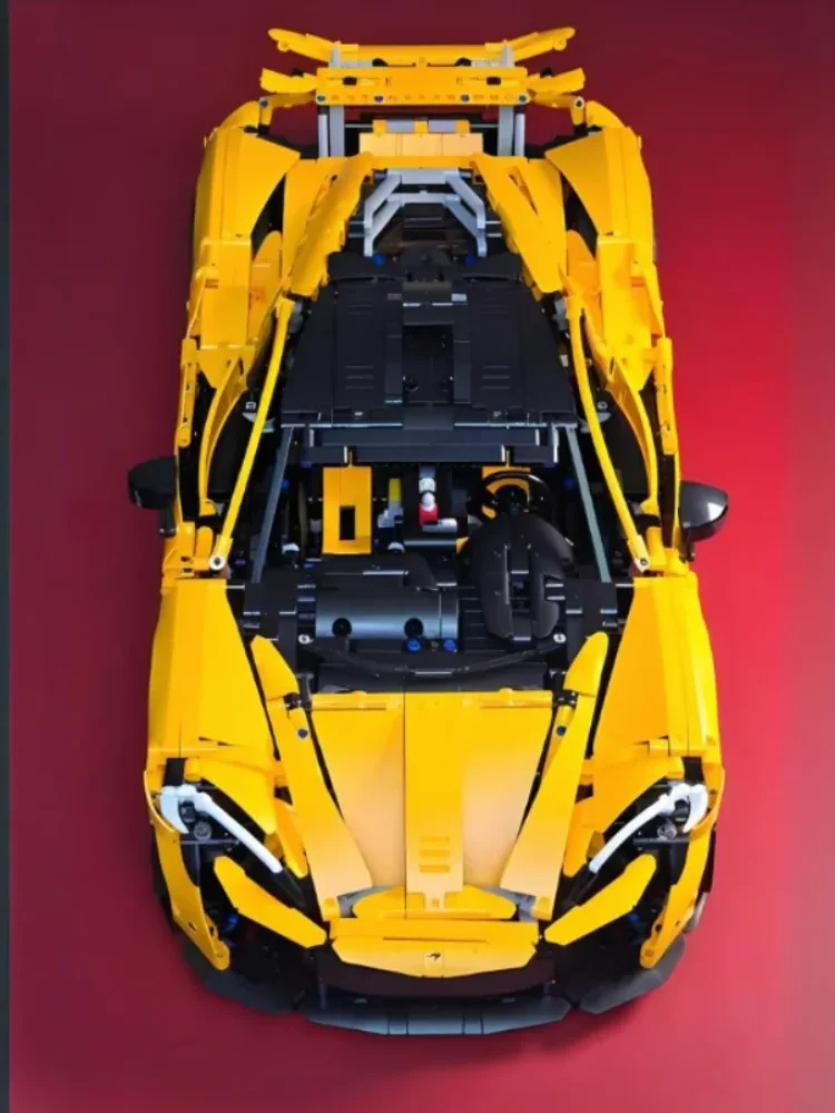 Nieuwe 3893 Stuks Technische Bouwstenen P1 Super Racewagen Sport 42172 Auto Bricks Speelgoed Set Model Ornament Kids Geschenken jongens Speelgoed - afbeelding 2
