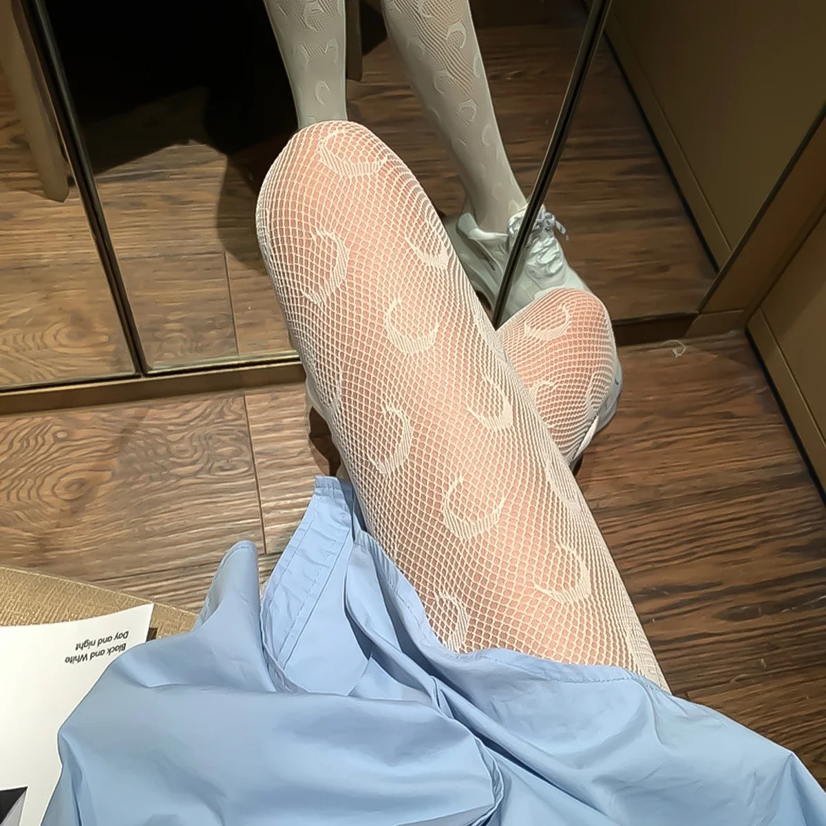 

Fishnet Moon Mesh Vintage Lady's Nude Tights Stripper Korean Transparent Women Fish Net Slim Lingerie Mesh Party Skin Color
