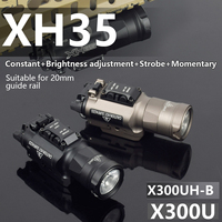 Tactical X300 X300U X300UH-B XH35 Surefire Flashlight Weapon Light Fit 20mm Rail Airsoft Weapon Hunting Flashlight