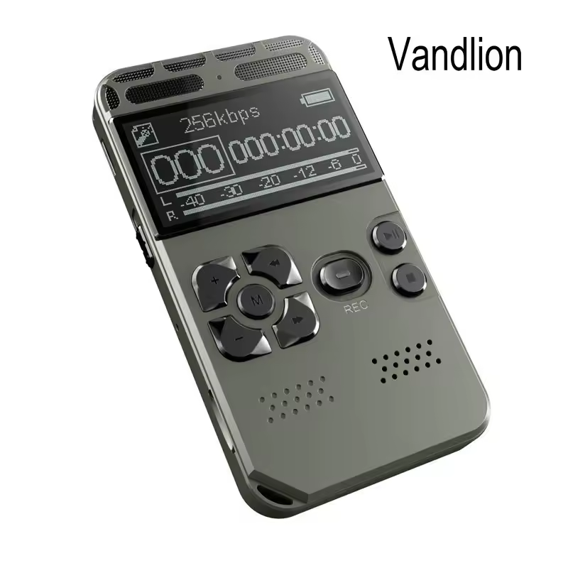 Mini grabadora de Audio Digital profesional, Control de sonido inteligente, reducción de ruido, HD, HIFI, reproductor de música MP3, tarjeta TF, 64G