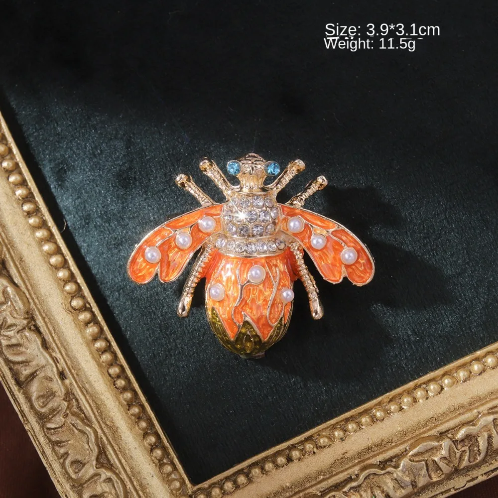 Банкетная блестящая винтажная роскошная брошь в стиле барокко