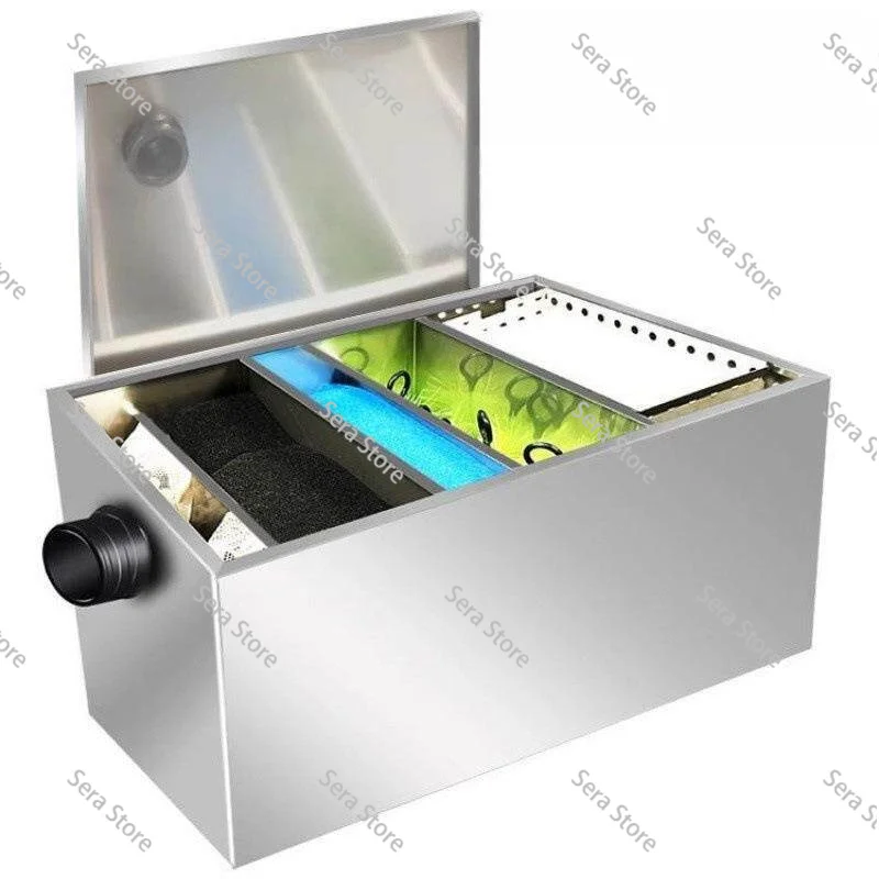 Upgrade Stainless Steel Pond Filter - External Water Circulation System for Large Outdoor Fish Ponds