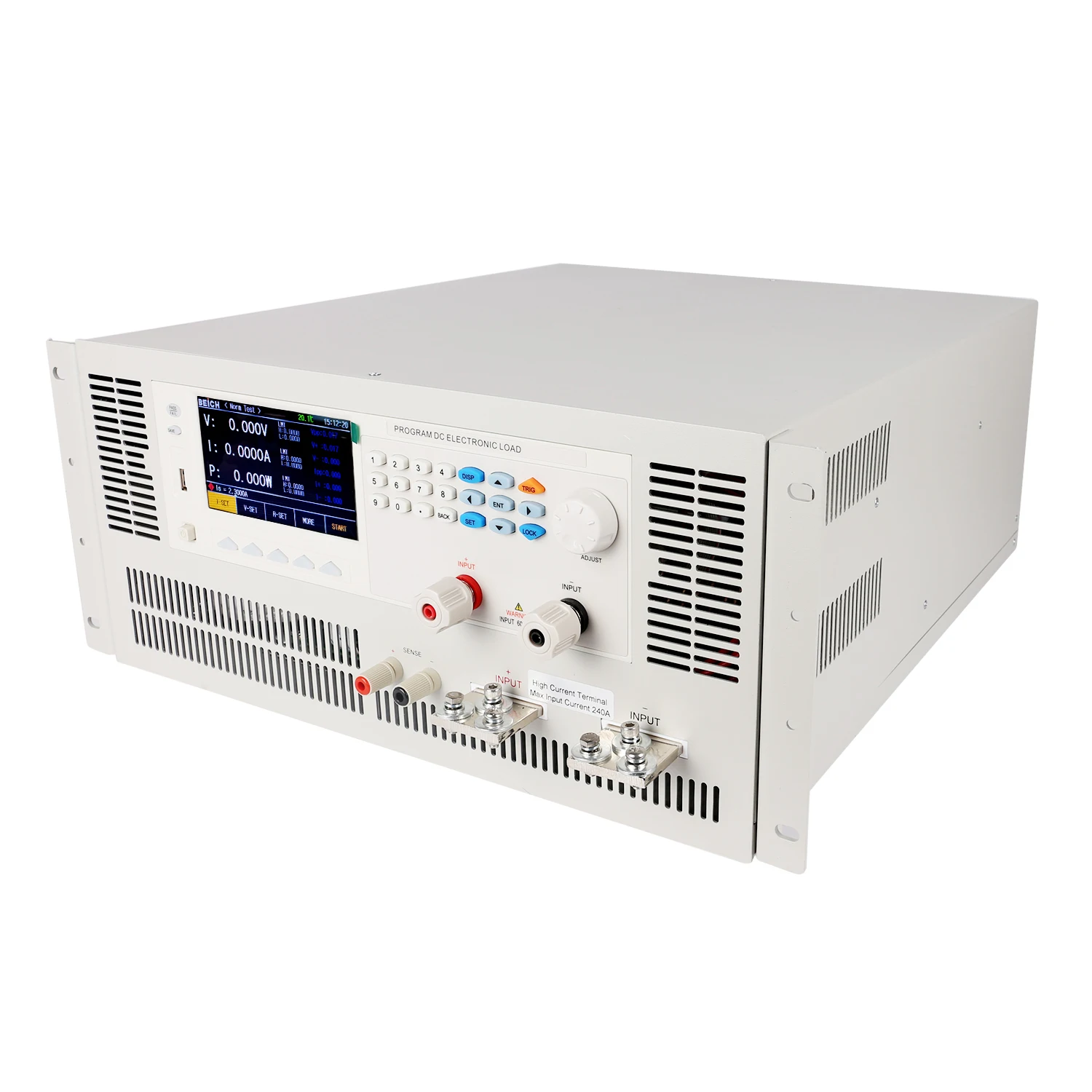 NICE-POWER 6331A 1800W DC Electronic Load Tester 150V 240A Programmable Load Meter Multifunctional Constant Current 5-inch TFT