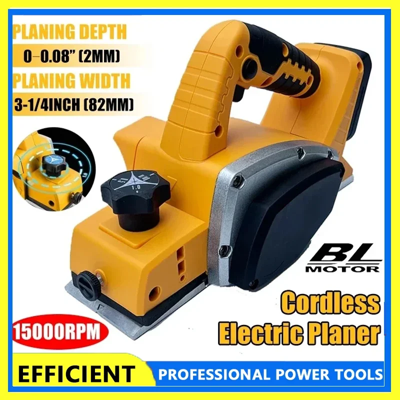 

Подходит для беспроводного электрического строгального станка Dewalt, 15000 об/мин, ручной мощный строгальный станок для столярных работ своими руками, совместимый с батареей 20 В