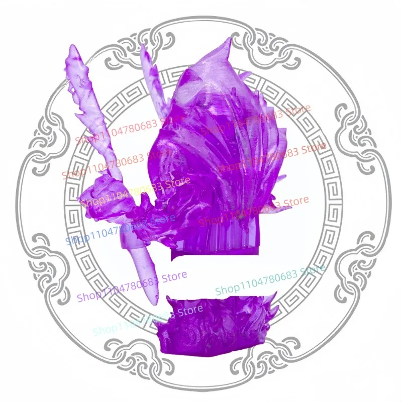 MOC Paars Armor Compleet Volume Bouwsteen Model Accessoires Beeldje Miniatuur Pop Assemblagemodel Collectible Toy Gift